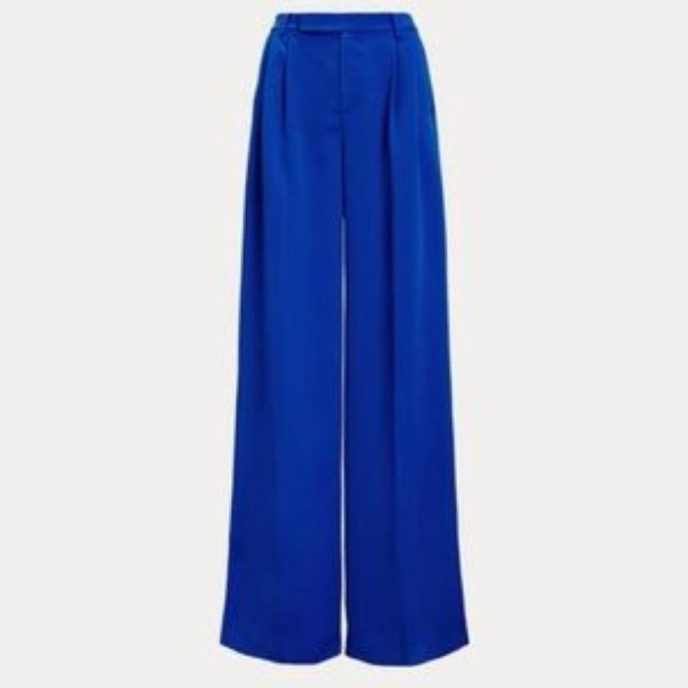 LAUREN RALPH LAUREN Wide Leg Pleated Pants - Picture 2 of 12